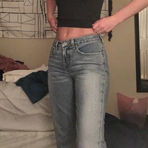 Express cropped jeans